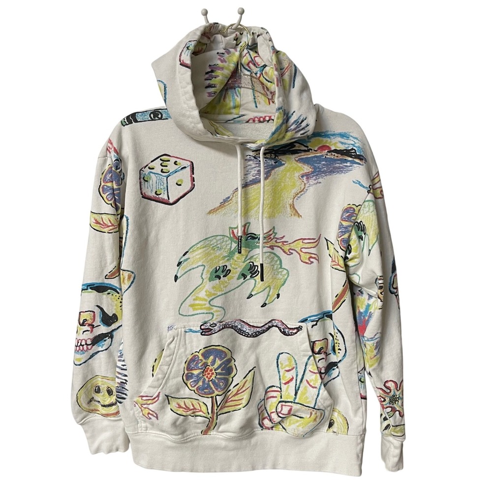 Chinatown Market & Smile hoodie, Hype x Market x‎ Streetwear, Size Large